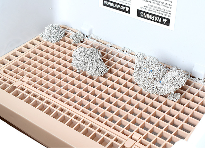Large Semi-Automatic Cat Litter Box for Pets