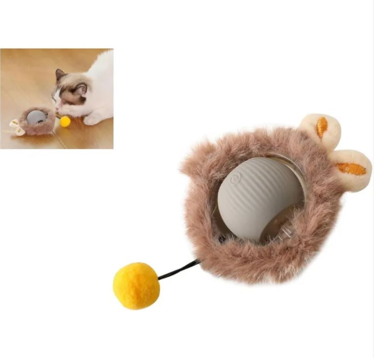 Interactive Self-Moving Rolling Ball Toy for Cats & Dogs