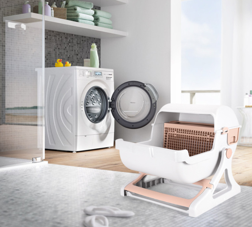 Large Semi-Automatic Cat Litter Box for Pets